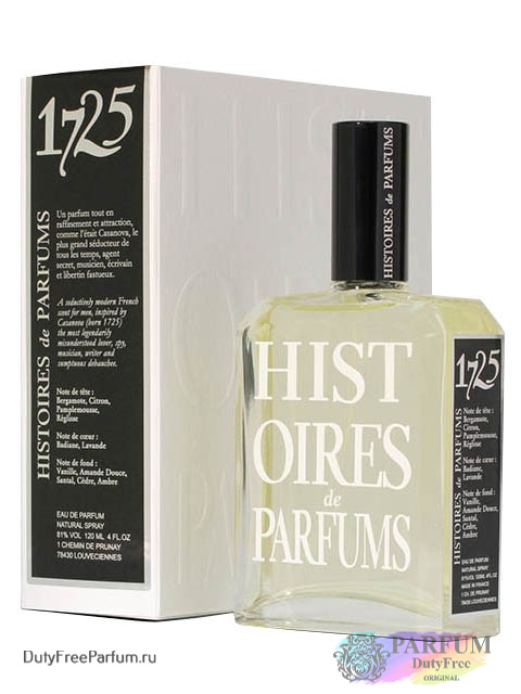 Парфюмерная вода Histoires de Parfums 1725 Casanova, 120 мл, Для Мужчин